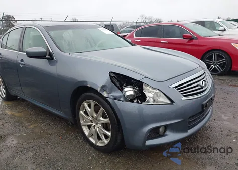 2010 Infiniti G37X z USA, uszkodzony, nr VIN JN1CV6AR8AM461197